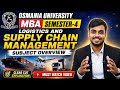 OU MBA Semester-4 Logistics and Supply Chain Management | Subject Overview 🚀@santhoshbachuwar2987