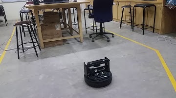 Differential drive kinematics on Quanser Qbot2.0.Moving straight with a constant linear velocity.