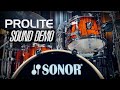 Sonor ProLite maple drums sound demo with Agean Natural cymbals