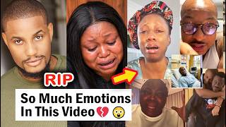 So Sad💔! See FULL VIDEO Of How Nigerian Celebrities Mourned The Death Of Actor ALEX EKUBO
