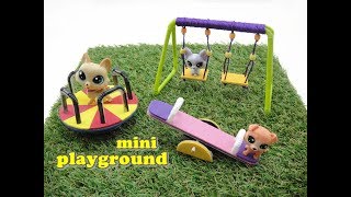 Hello there! Today we're making a mini playground for dolls. The tu...