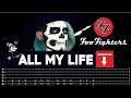 Foo Fighters - All My Life (Guitar Cover By Masuka Dotti W/Tab)