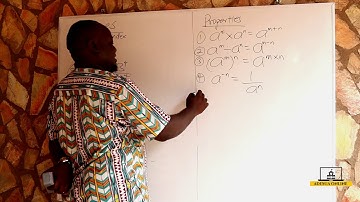 SHS 2 Core Mathematics | Indices and Properties/Laws of indices