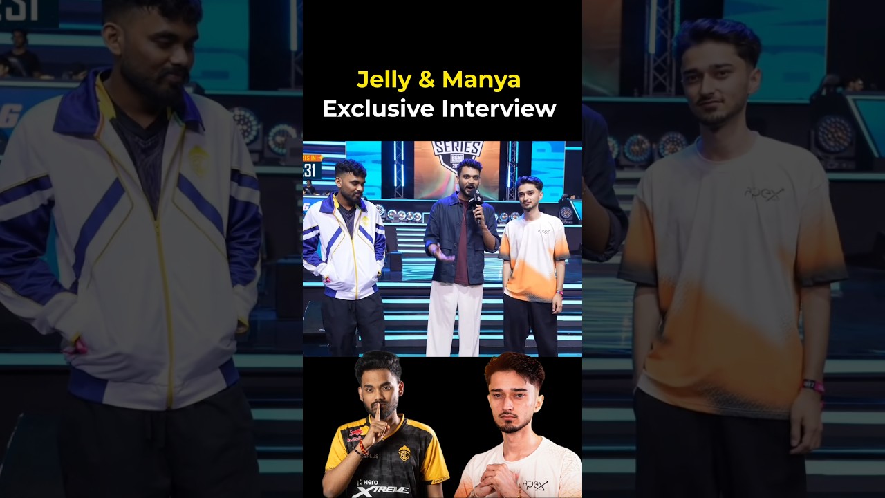 Manya & Jelly Exclusive Interview in Bmps 2026 🤯 #bgmi #esports #bmps2026 #godlike #tagontop