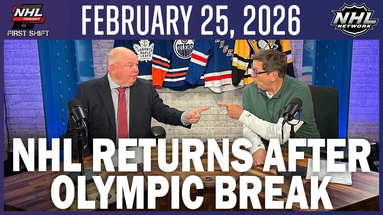 NHL returns from the Olympic break | February 25, 2026