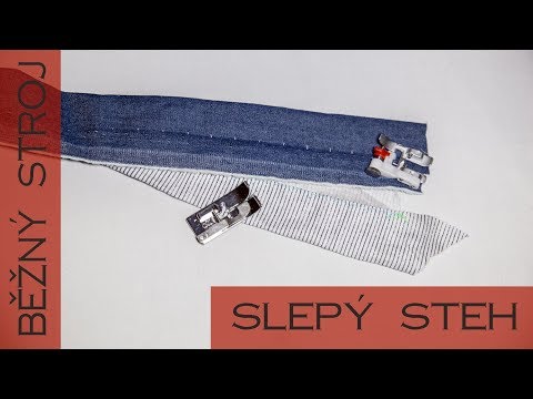 Video: Ako šiť Slepý Steh