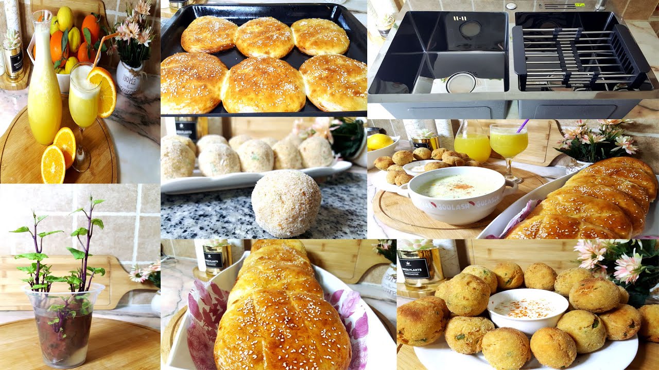 اخيرا اشتريت حوض جديد للمطبخ  جديد كرطونة رمضان كعيكعات الحمص بطريقة جديدة خبز اكسبراس وحساء الفنادق