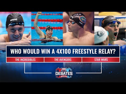 Who Would Win a 4x100M Freestyle Relay: The Avengers, The Incredibles, or Star Wars? | Teaser