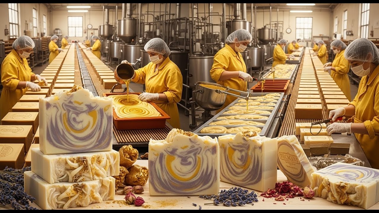 Inside the Luxury Soap Factory: From Botanical Oils to $50 Artisanal Bars (FULL PROCESS)