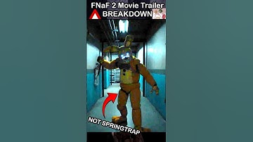 FNaF 2 Trailer BREAKDOWN | FNaF 2 Movie MEME
