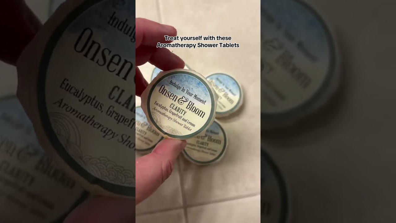 Upgrade your shower with these aromatherapy shower steamer tablets!