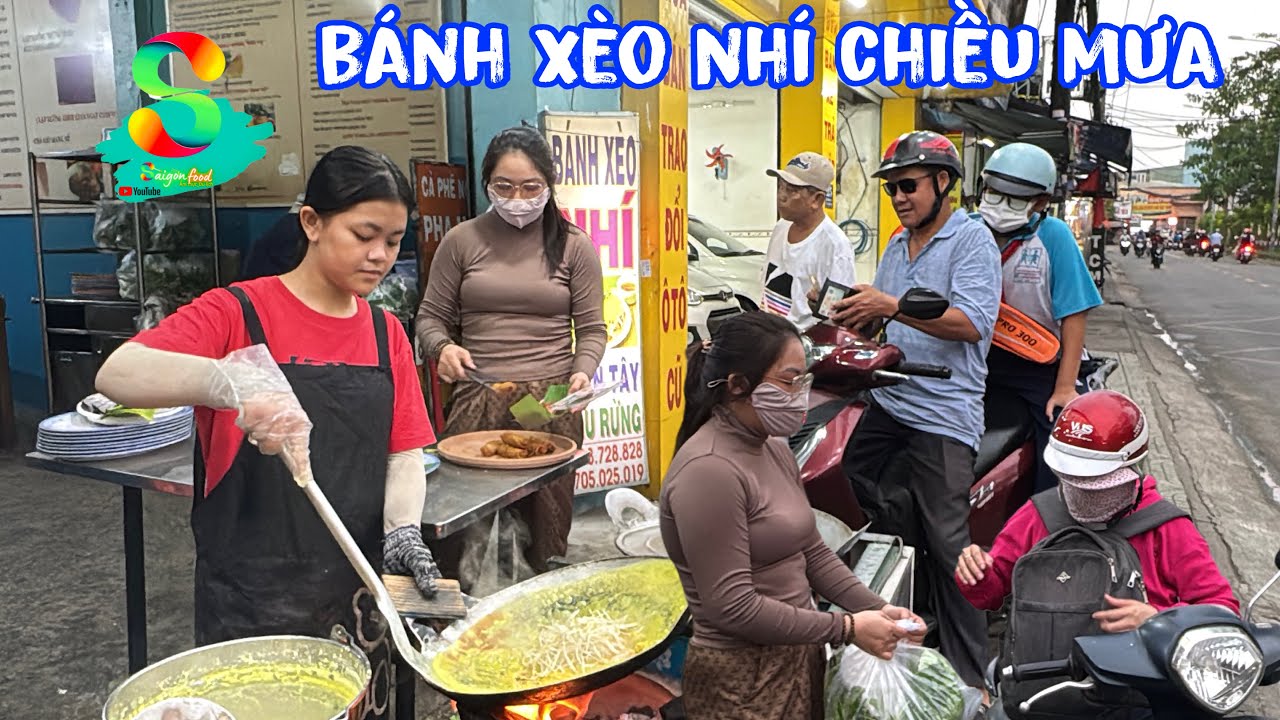🟢Thứ 6! bánh xèo nhí chiều mưa