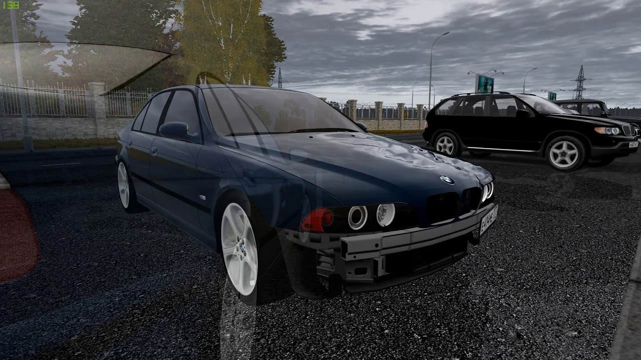 Bmw city car driving