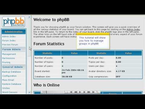 How to Manage Groups in phpBB - Host Department LLC