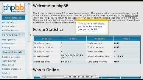 How to Manage Groups in phpBB - Host Department LLC