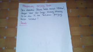 Terimakasih udah menonton matematika sd "bangun ruang balok" cara
menghitung panjang balok, jika volume, lebar dan tinggi balok
diketahui semoga bermanfaat. ...
