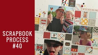 Scrapbook Process #40 Mickey Suckers