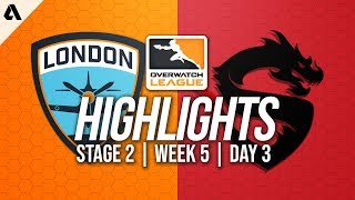 London Spitfire vs Shanghai Dragons | Overwatch League Highlights OWL Stage 2 Week 5 Day 3