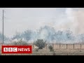 Russia reports series of explosions near Ukraine border -   BBC News