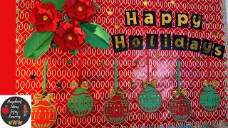 HAPPY HOLIDAYS Bulletin Board for Classroom Decoration