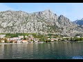 Котор . Вид на город с воды.  Боко-Которская бухта. Черногория