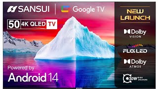 SANSUI 50” 4K QLED TV 🔥 Dolby Vision + 120Hz 😍 Best Budget Smart TV? @myorderhubofficial
