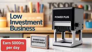 Start Your Own Stamp Making Business | Power+ Pre-Ink Stamp Machine Demo | Low Investment Idea 2025