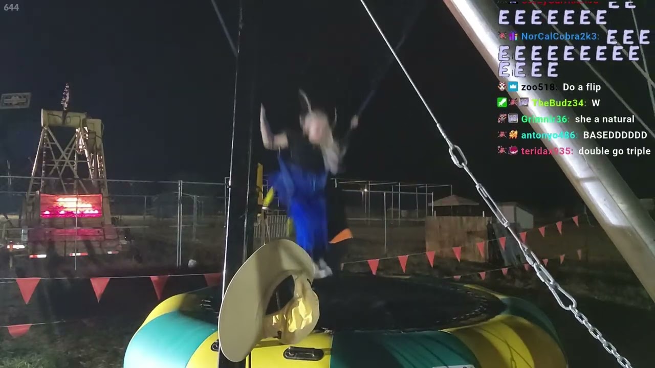 Blu does a backflip!!!