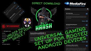 UNIVERSAL GAMING SET UP FOR ROOTED ANDROID DEVICES|TURN YOUR PHONE INTO GAMING PHONE|MODULES|MAGISK screenshot 2