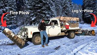 Proving My Crazy Snowplow Truck Works... Mostly