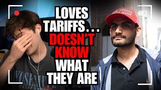 MAGA fan LOVES Tariffs but cannot say what they are