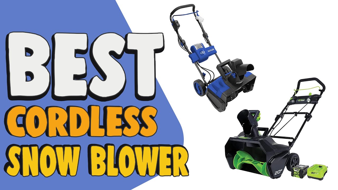 Best Cordless Snow Blower in 2021 – Prepare for Snow! - YouTube