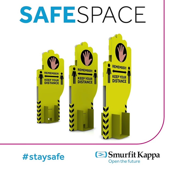 Smurfit Kappa - Social distancing products to support post Covid-19 lockdown.