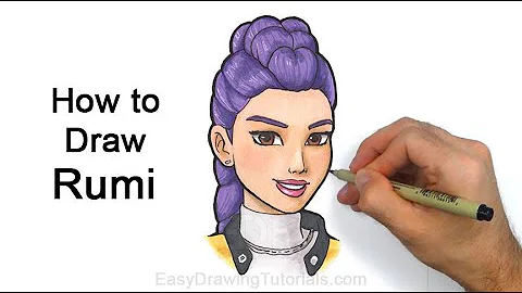 How to Draw Rumi from KPop Demon Hunters