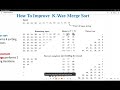 Key Merge Sort بالعربي