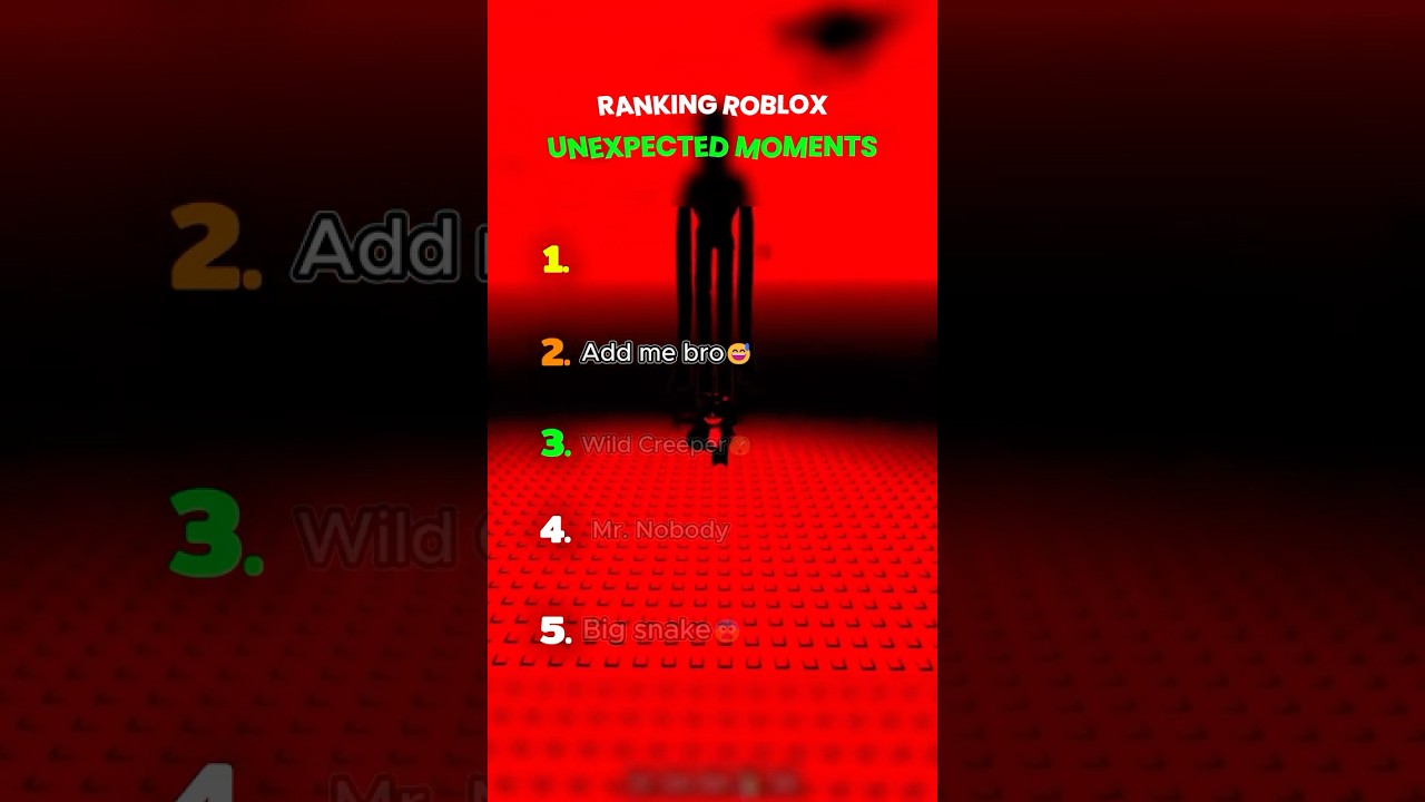 Ranking Roblox Unexpected Moments 😂 