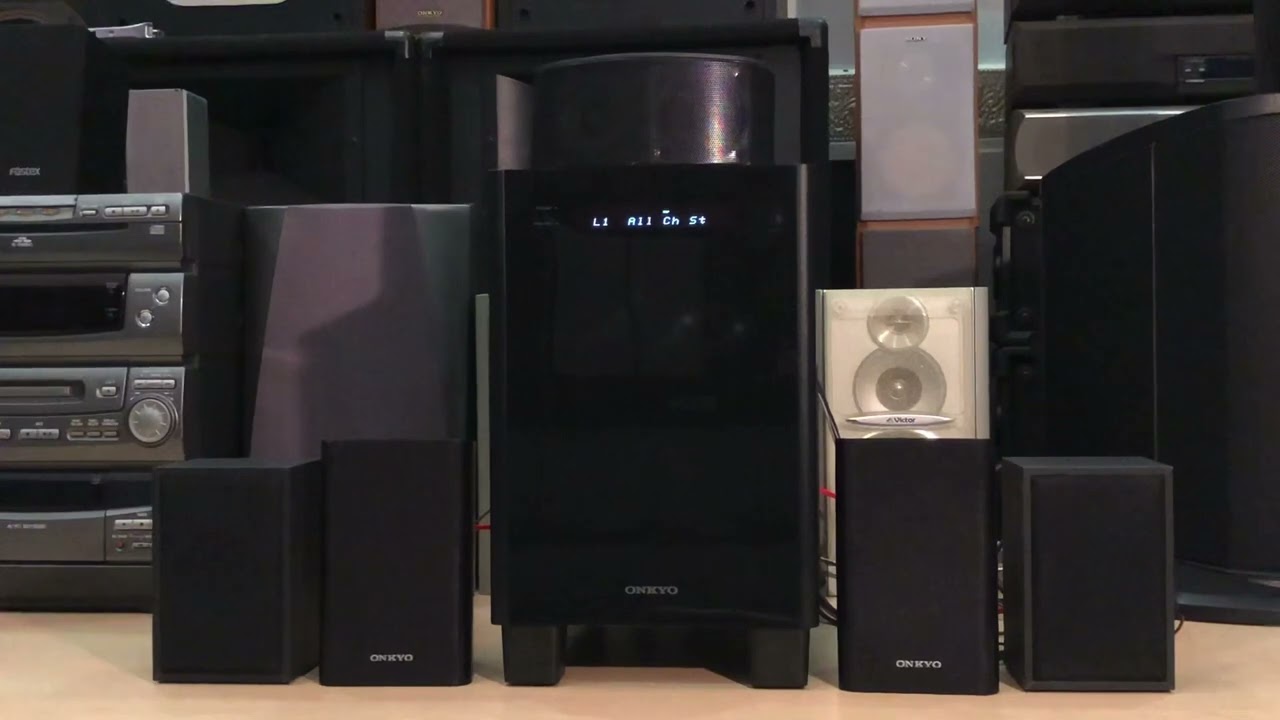 ONKYO オンキョー HTX-55HDX デジタルサラウンドシステム スピーカー D