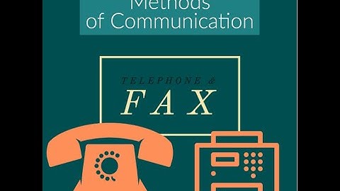 IGCSE Methods of Communication