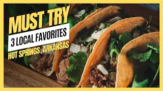 Exploring The BEST Local Restaurants In Hot Springs, Arkansas!