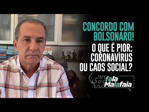 PR. SILAS MALAFAIA -  CONCORDO COM BOLSONARO! O QUE É PIOR: CORONAVÍRUS OU CAOS SOCIAL?