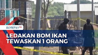 Polisi Olah TKP Ledakan Bom Ikan yang Tewaskan 1 Orang di Pasuruan