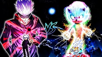 Gojo Revealed V2 (New) VS Sonic Chaos OP (all form) in Jump Force Mugen