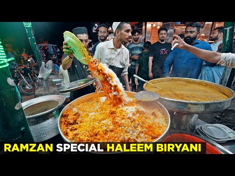 Halim Biryani Sirf Ramzan mai | Paan Mandi ki Special | Karachi Street Food at Night | Ramadan Sehri