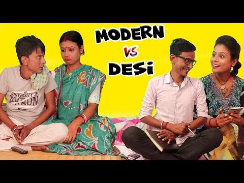 Sunil Pinki New Comedy || Modern vs Desi || Film Star Celebrity