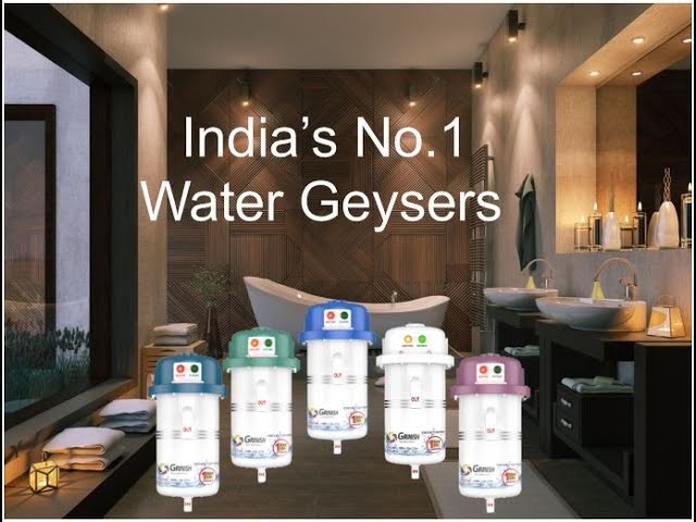 Grinish Instant Water Heater Geyser U-1 - YouTube