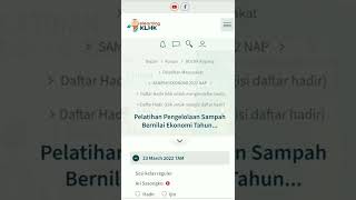 Cara Mengisi Daftar Hadir di Kelas Elearning