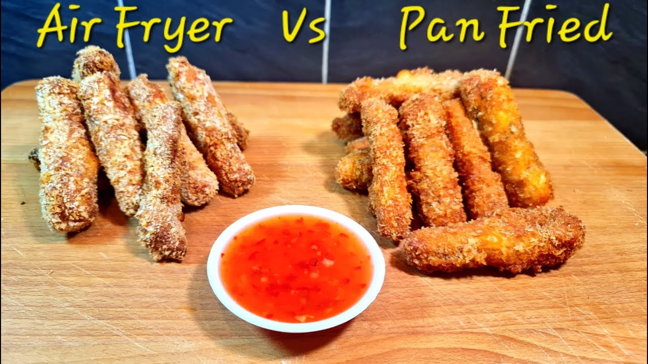 Halloumi Fries... Air Fryer Vs Pan Fried!