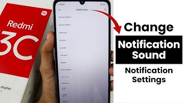 Change Notification Sound In Redmi 13C | Notification Settings