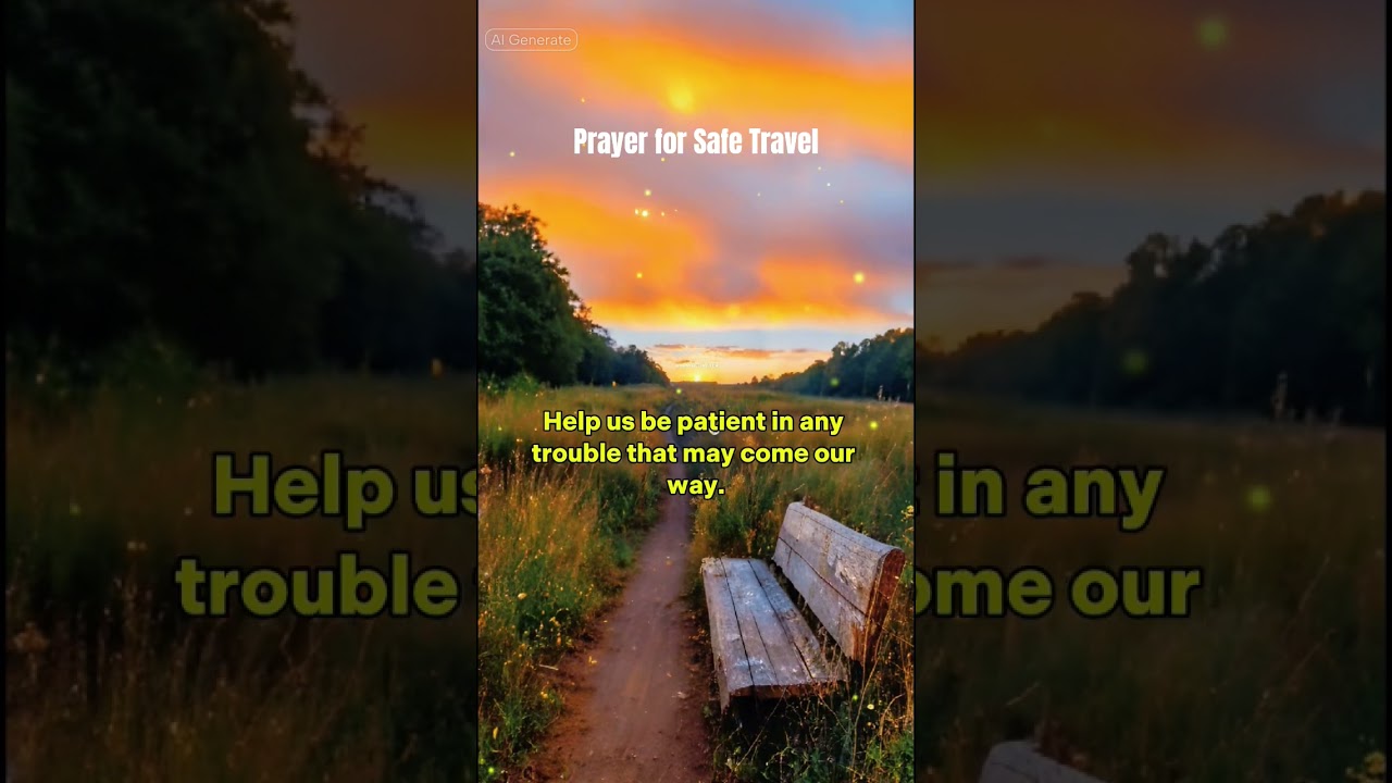 Obejrzyj Prayer for Safe Travel #prayers #protection w YouTube Obejrzyj Prayer for Safe Travel #prayers #protection w YouTube