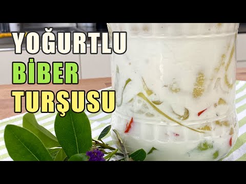 YOĞURTLU BİBER TURŞUSU NASIL YAPILIR? / BOŞNAK TURŞUSU SOKA YAPIMI